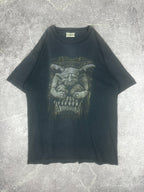 Vintage 90s Gothic Guardian In Statione Sum Gargoyle Goblin T-Shirt (L)