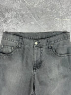 Preloved Carhartt Slim Pant Denim Upcycled Reworked Workwear Shorts (32)