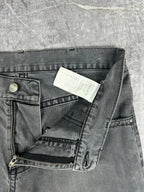 Preloved Carhartt Slim Pant Denim Upcycled Reworked Workwear Shorts (32)