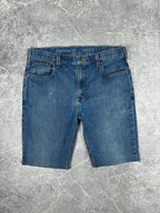 Preloved Carhartt Rugged Flex Relaxed Fit Upcycled Reworked Workwear Shorts (36)