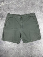 Vintage 00s Carhartt B144 Carpenter Canvas Workwear Baggy Relaxed Shorts (41)