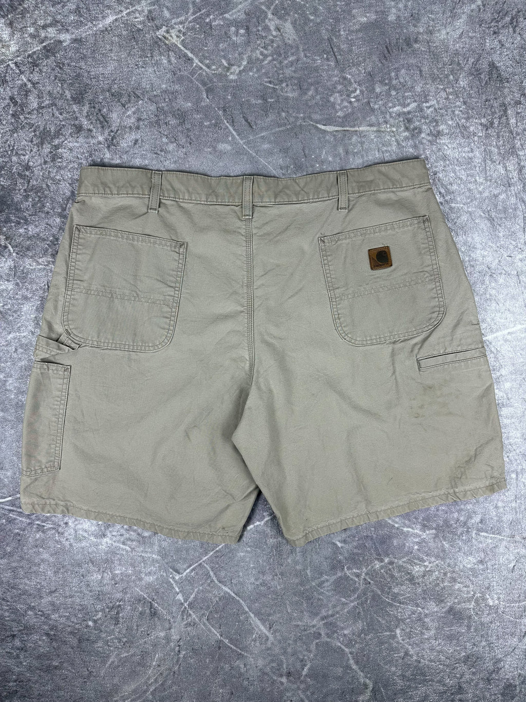Vintage 00s Carhartt B144 Carpenter Canvas Workwear Baggy Relaxed Shorts (41)