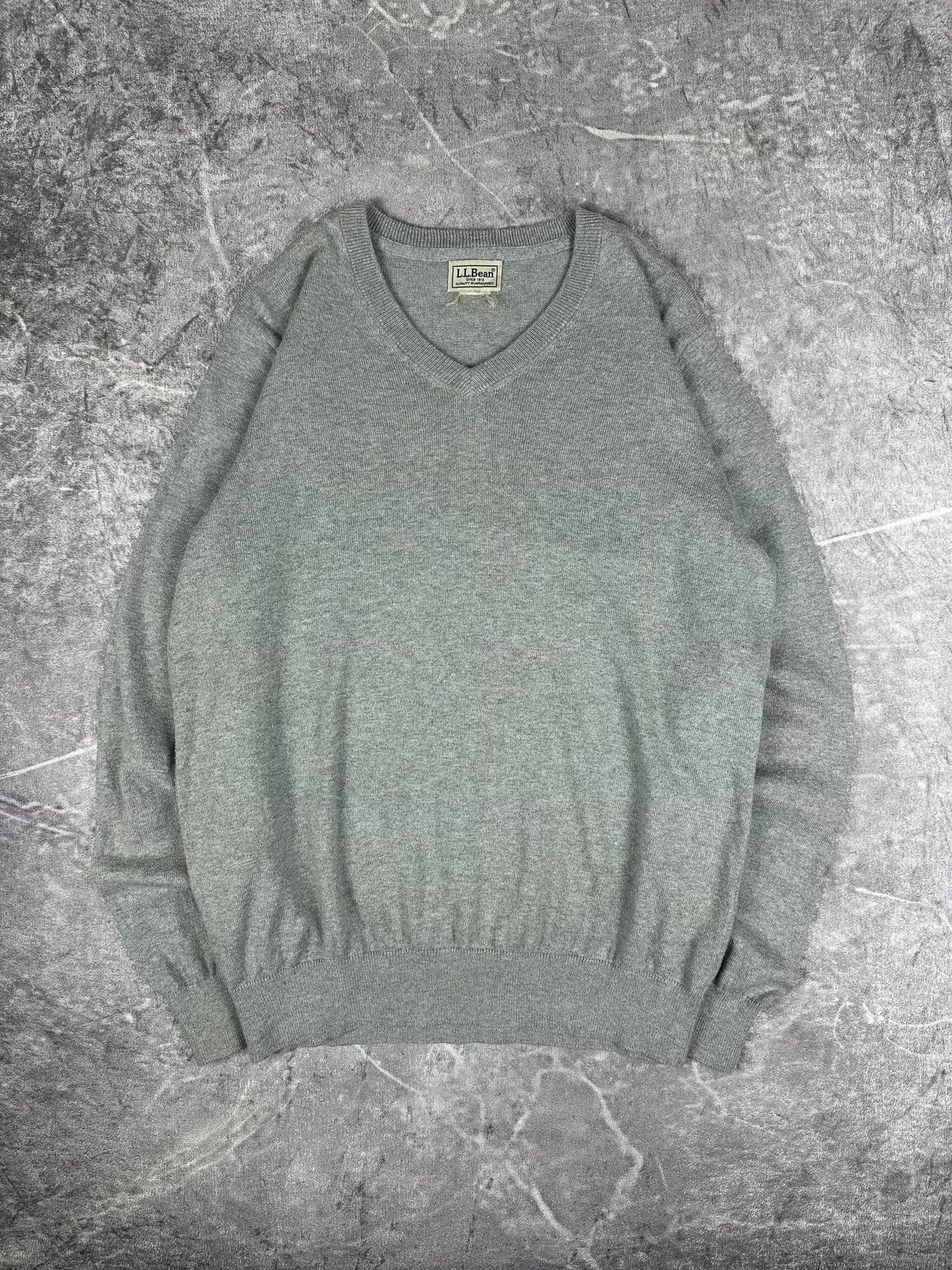 Vintage 00s L.L. Bean V-Neck Knitted Sweater (L)