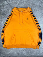 Vintage 00s 2004 Adidas Embroidered Logo Hooded Sweatshirt (2XL)