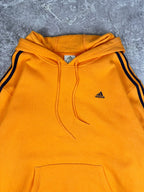 Vintage 00s 2004 Adidas Embroidered Logo Hooded Sweatshirt (2XL)