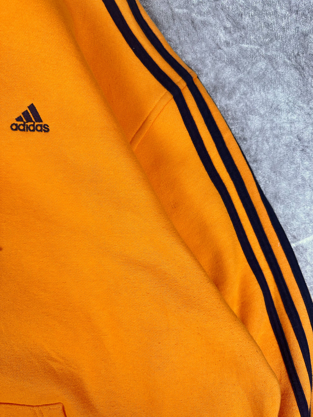 Vintage 00s 2004 Adidas Embroidered Logo Hooded Sweatshirt (2XL)