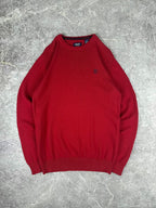 Vintage 00s Chaps Ralph Lauren Small Embroidered Crest Knit Sweater (M)