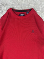 Vintage 00s Chaps Ralph Lauren Small Embroidered Crest Knit Sweater (M)