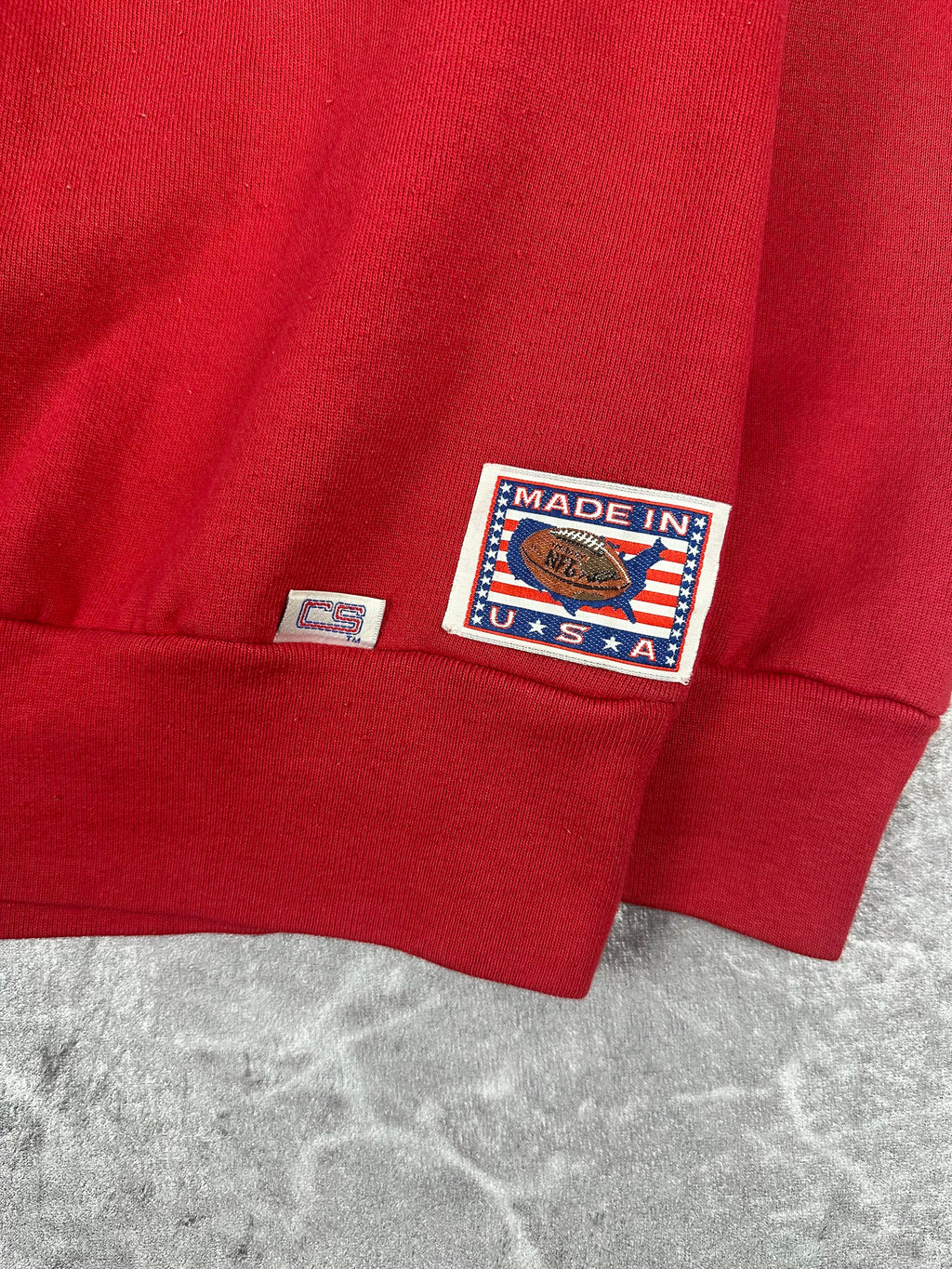 Vintage 90s Crable Sportswear San Francisco 49ers NFL Embroidered Sweatshirt (L)