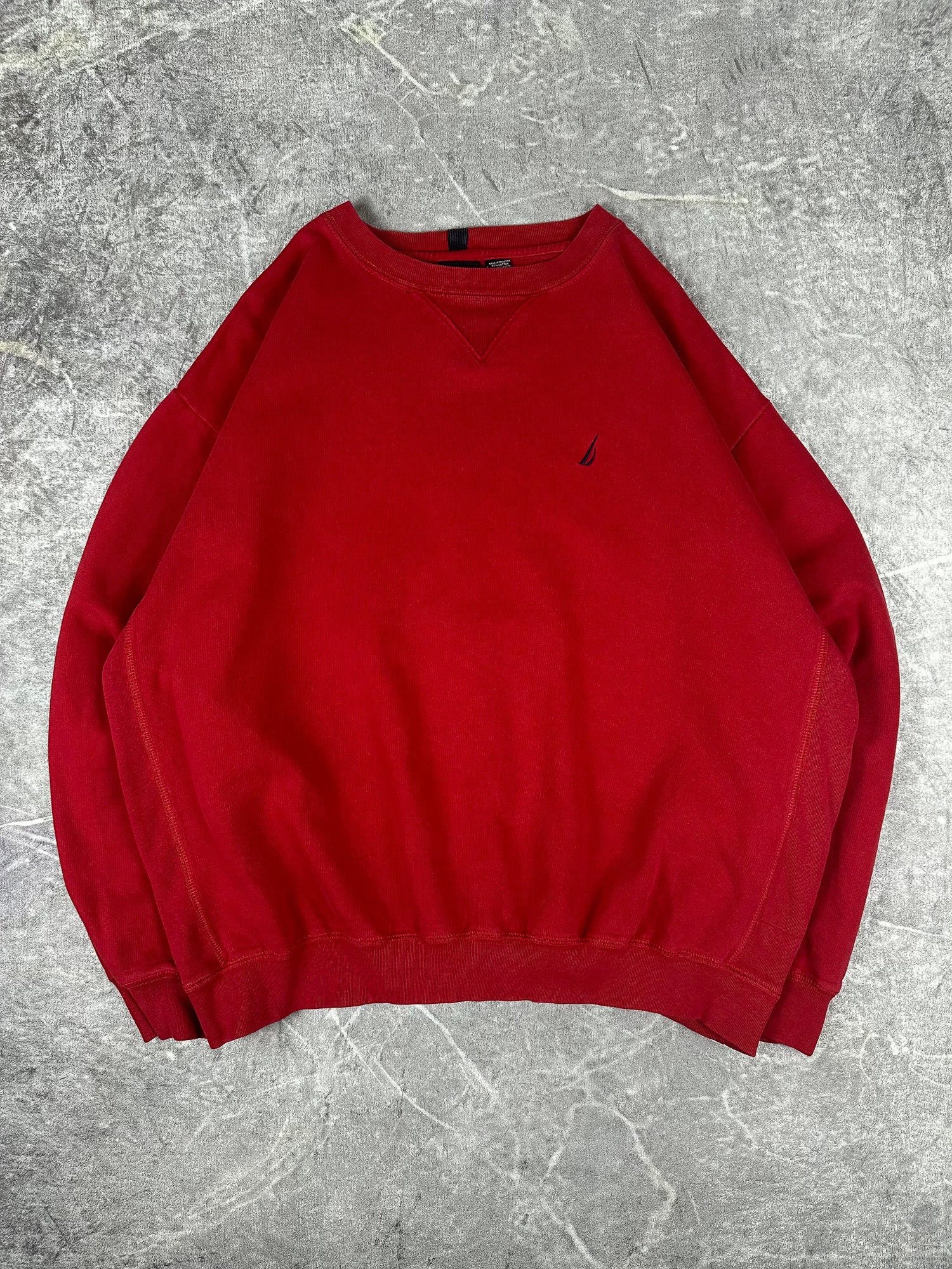 Vintage 90s Nautica Competition Small Embroidered Sail Logo Sweatshirt (XL)