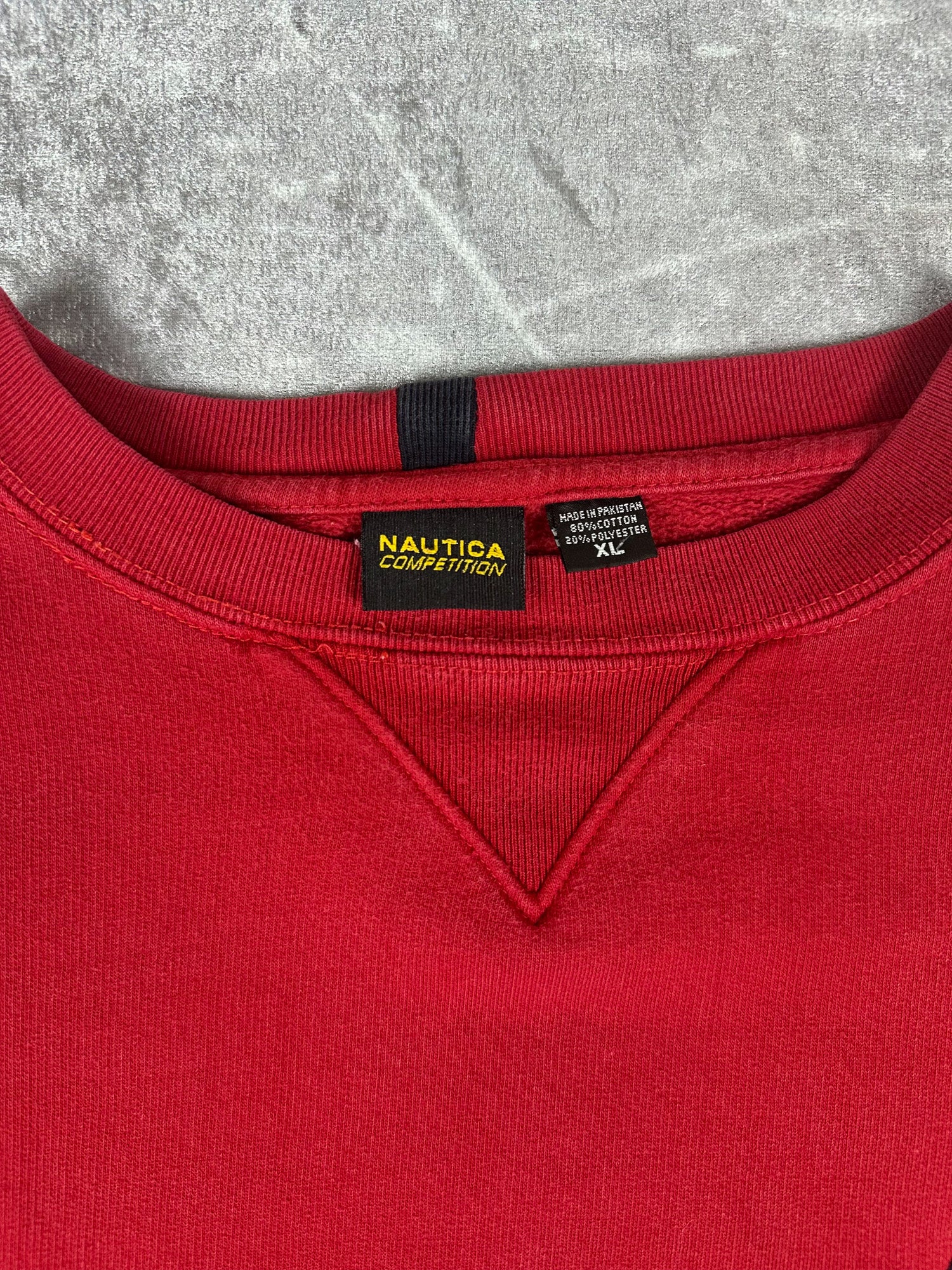 Vintage 90s Nautica Competition Small Embroidered Sail Logo Sweatshirt (XL)