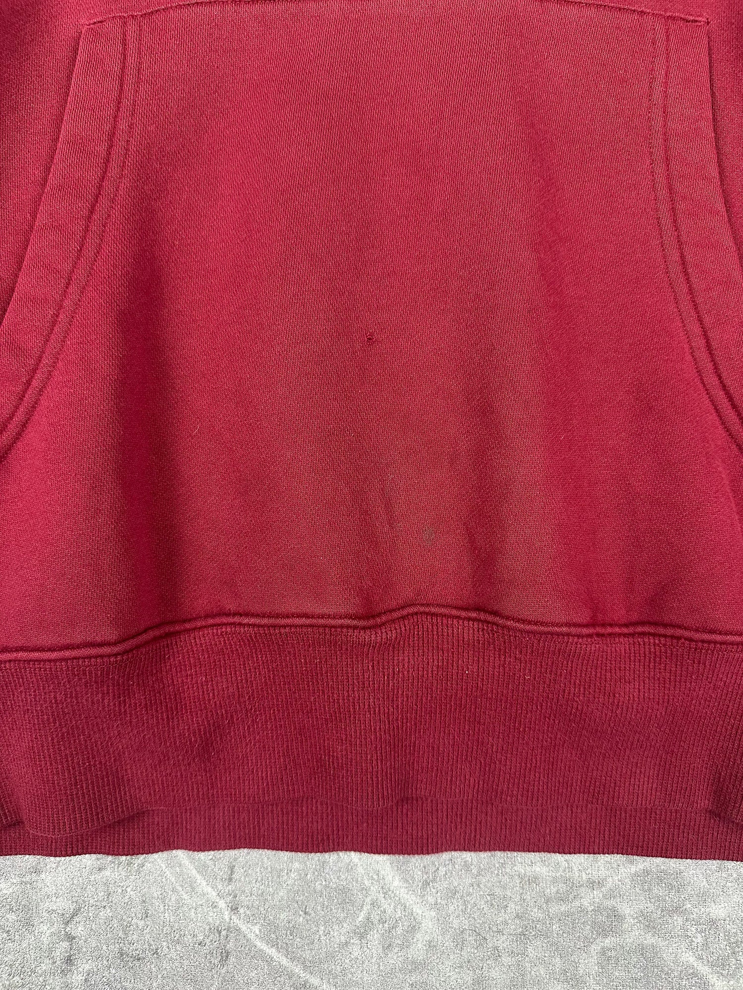 Vintage 00s 2005 Adidas Large Embroidered Logo Spellout Hooded Sweatshirt (M)