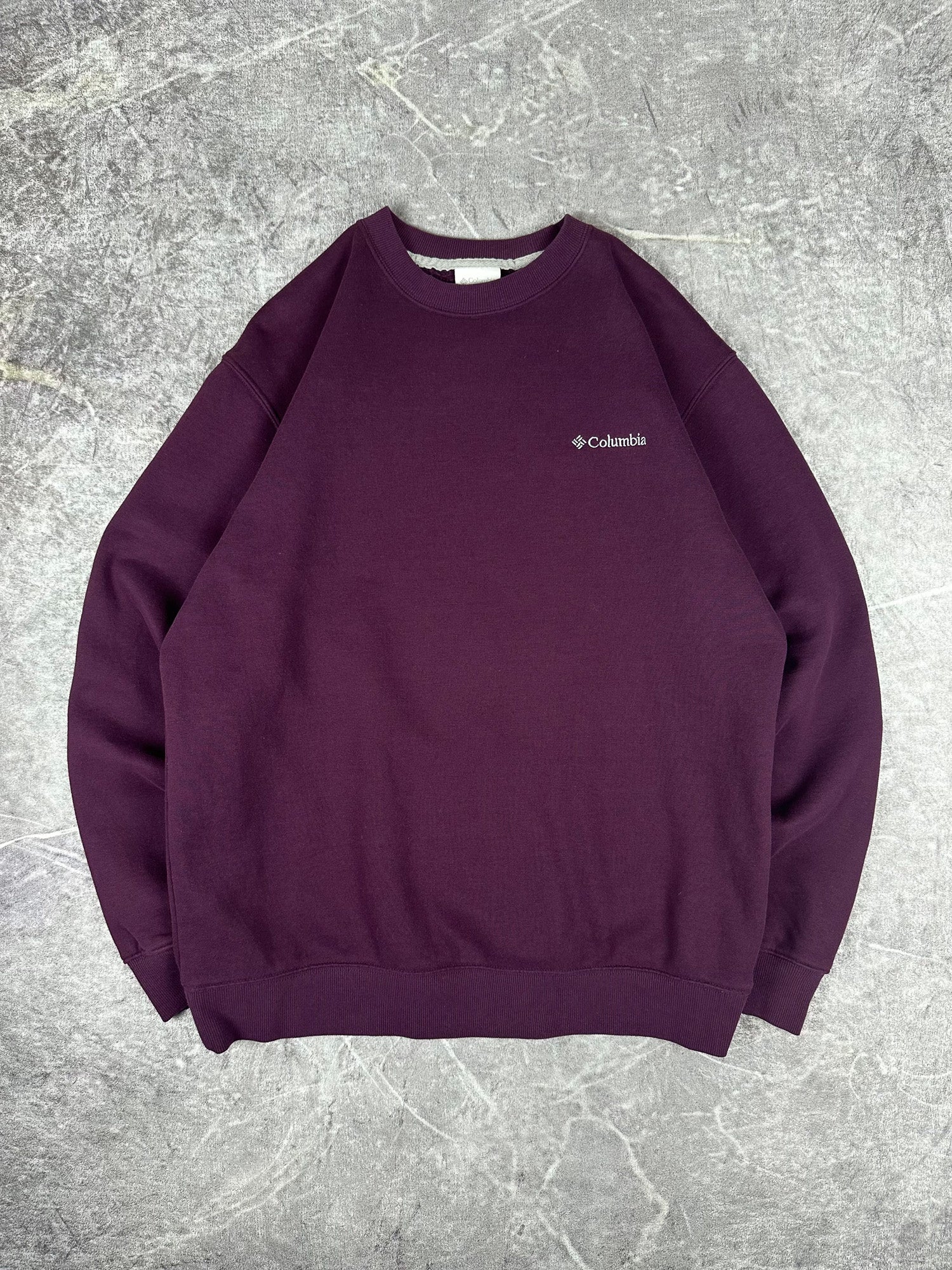 Vintage 00s Colombia Embroidered Logo Spellout Crewneck Sweatshirt (L)