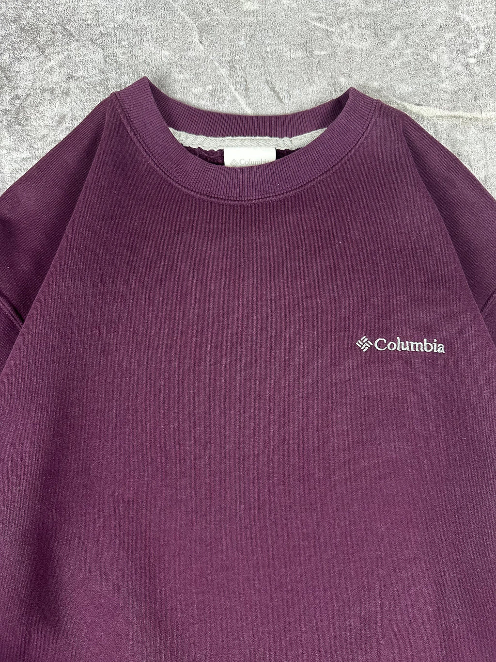 Vintage 00s Colombia Embroidered Logo Spellout Crewneck Sweatshirt (L)
