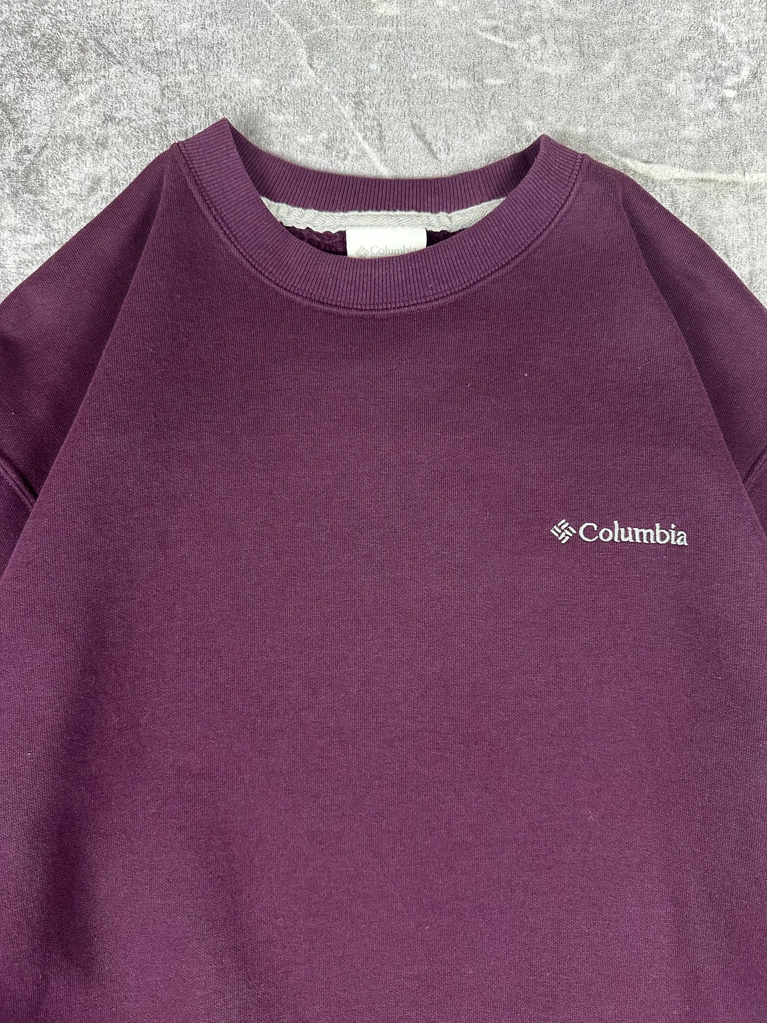 Vintage 00s Colombia Embroidered Logo Spellout Crewneck Sweatshirt (L)