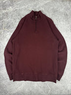 Preloved 2010s Eddie Bauer Quarter Zip Heavy Knit Sweater (XL)