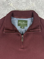 Preloved 2010s Eddie Bauer Quarter Zip Heavy Knit Sweater (XL)
