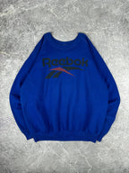 Vintage 90s Reebok Large Spellout Logo Graphic Bootleg Sweatshirt (L)