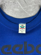 Vintage 90s Reebok Large Spellout Logo Graphic Bootleg Sweatshirt (L)