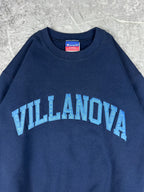 Vintage 90s Champion Villanova University VU College Block Spellout Embroidered Sweatshirt (S)