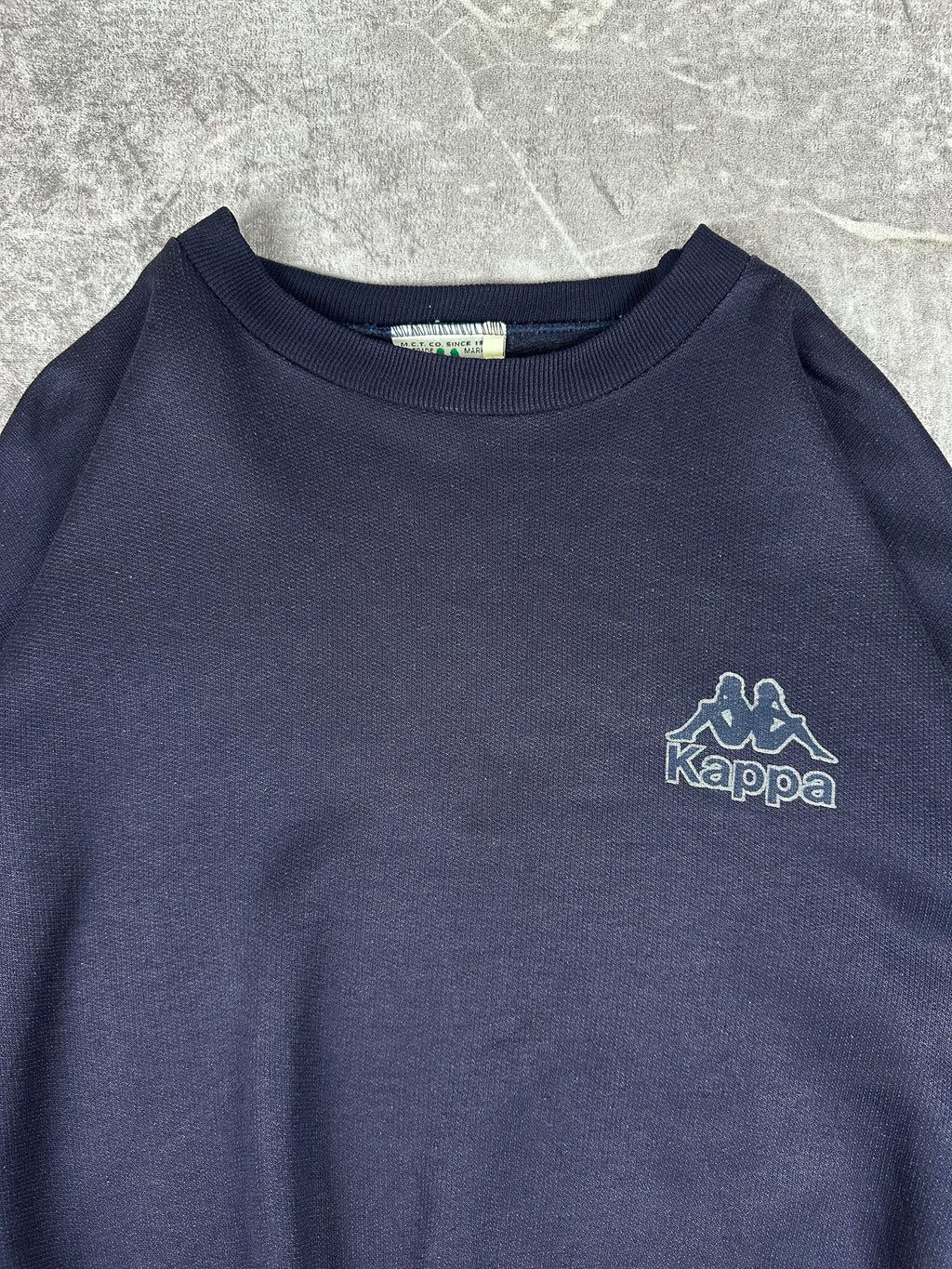Vintage 90s Kappa Logo Spellout Made In Italy Crewneck Sweatshirt (XL)