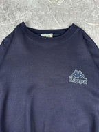 Vintage 90s Kappa Logo Spellout Made In Italy Crewneck Sweatshirt (XL)