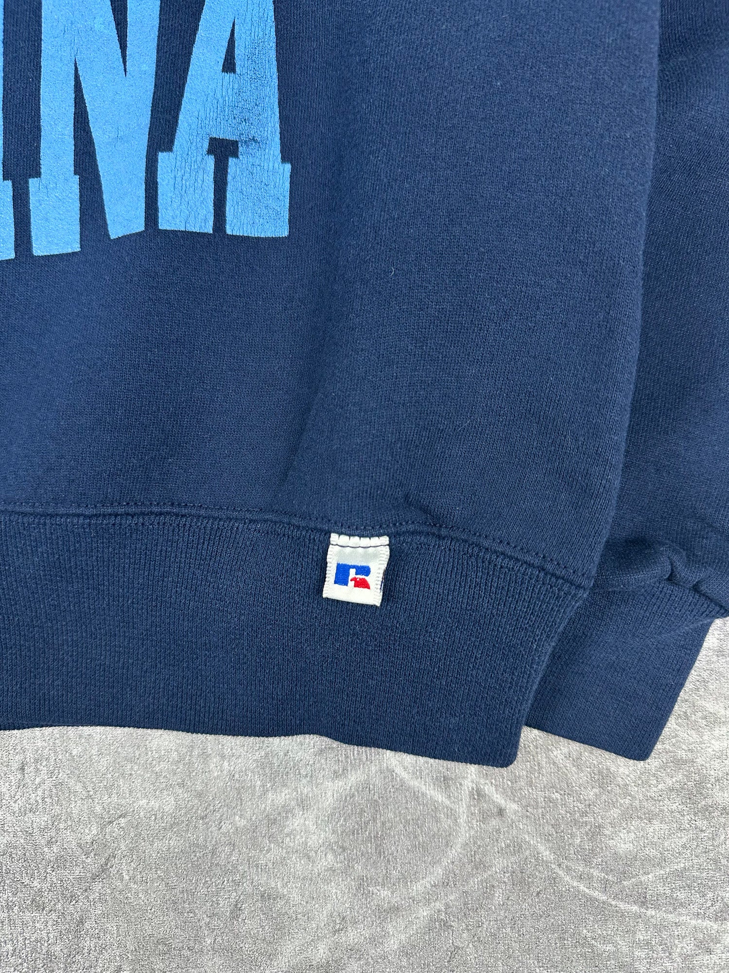 Vintage 90s Russell Athletic North Carolina State University Tar Heels NCAA College Sweatshirt (M)