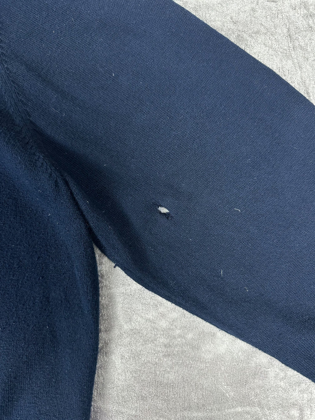 Preloved 2010s L.L. Bean Quarter Zip Knit Sweater (XL)