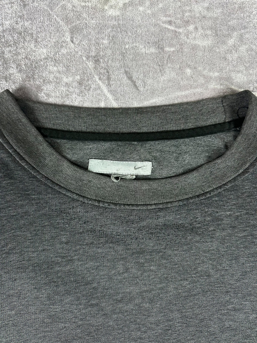 Vintage 00s Nike Embroidered Mini Swoosh Crewneck Sweatshirt (2XL)