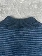 Vintage 00s Chaps Ralph Lauren Small Embroidered Crest Quarter Button Sweater (XL)