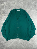 Vintage 70s Arnold Palmer The Signature Collection U.S.A. Union Made Knit Cardigan Sweater (XL)