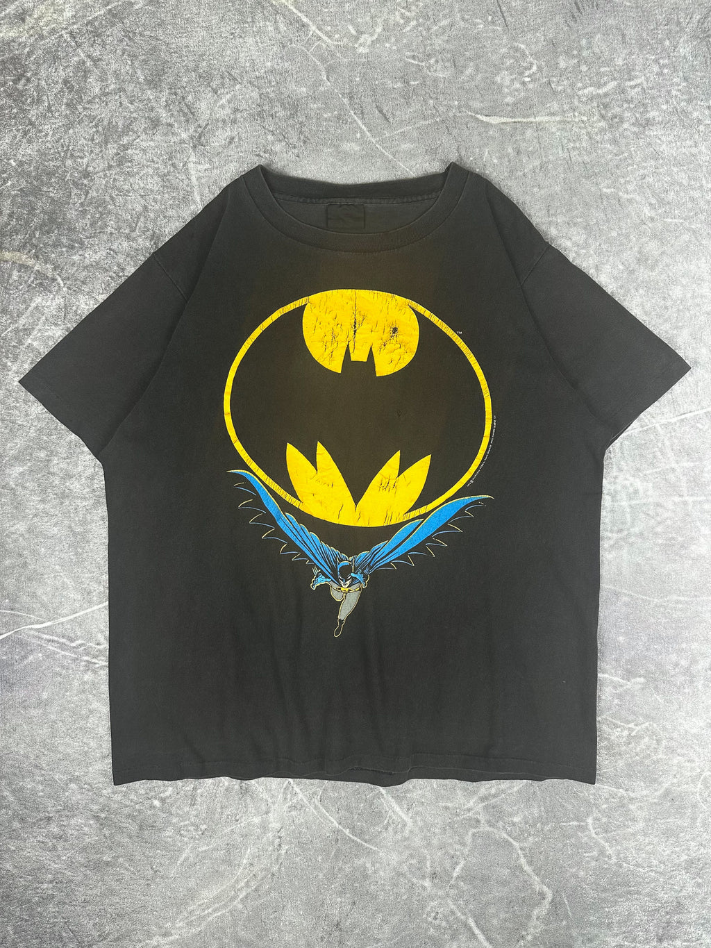 Vintage 80s 1988 Changes Batman DC Comics Graphic T-Shirt (L)