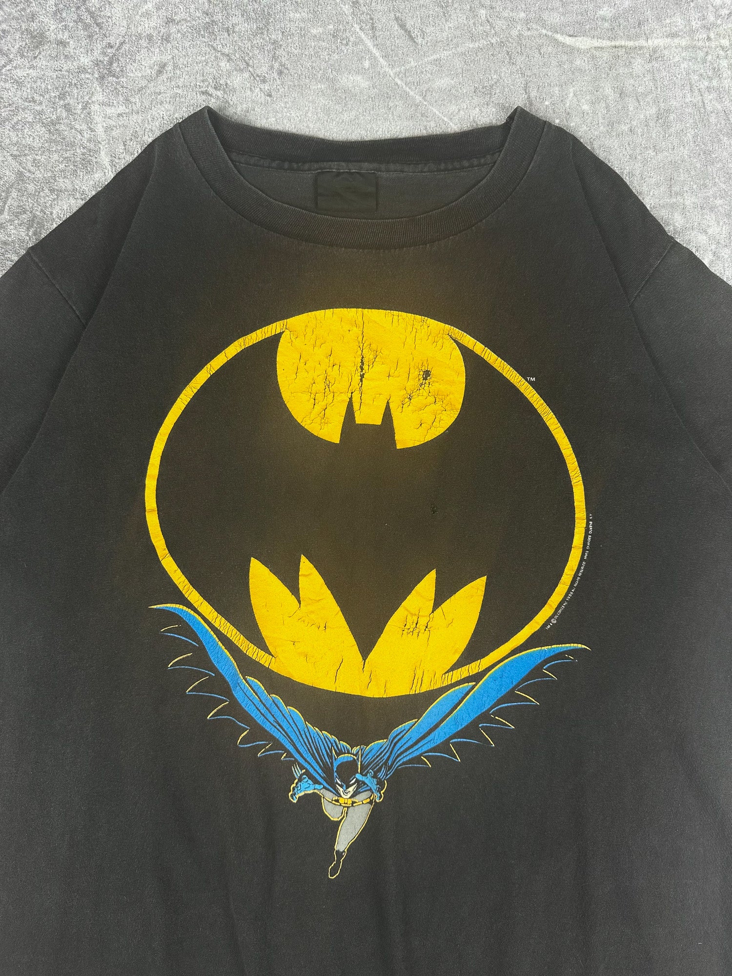 Vintage 80s 1988 Changes Batman DC Comics Graphic T-Shirt (L)