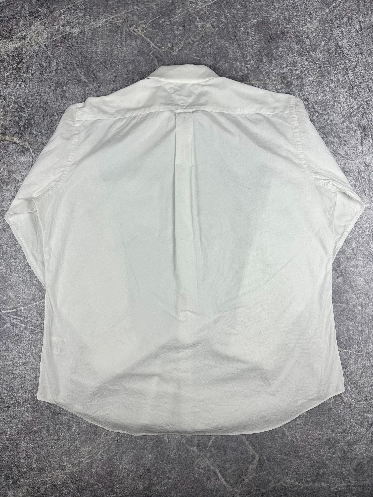 Vintage 00s 2006 Tommy Hilfiger Long Sleeve Button Up Shirt (XL)