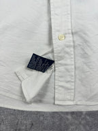 Vintage 00s 2000 Tommy Hilfiger Embroidered Crest Long Sleeve Button Up Shirt (2XL)