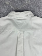 Vintage 00s 2000 Tommy Hilfiger Embroidered Crest Long Sleeve Button Up Shirt (2XL)