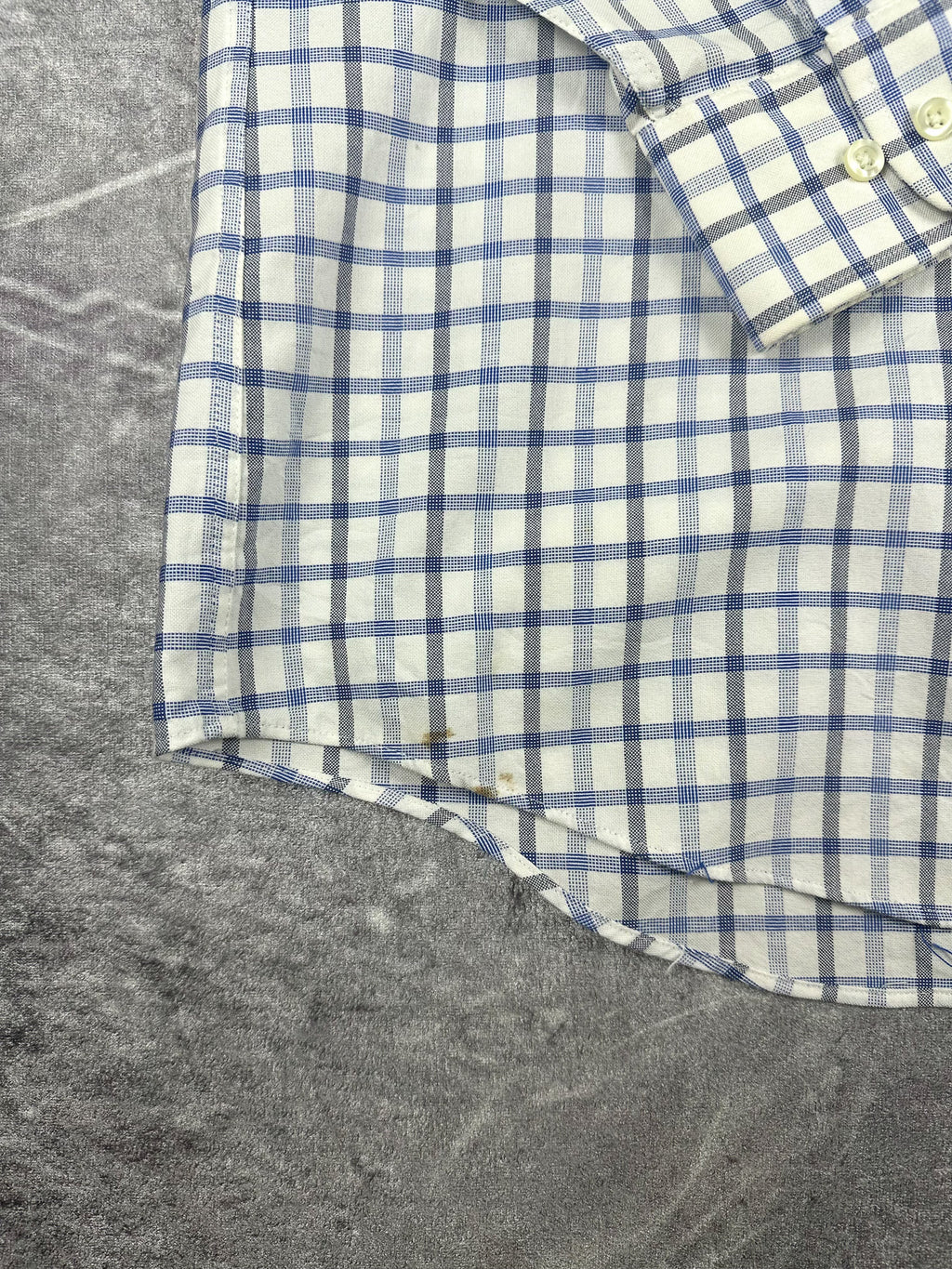 Preloved 2010s Chaps Ralph Lauren Plaid Checked Long Sleeve Button Up Shirt (L)