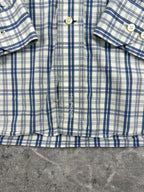 Preloved 00s 2009 Tommy Hilfiger Embroidered Flag Plaid Long Sleeve Button Up Shirt (L)