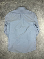 Preloved 00s Tommy Hilfiger Embroidered Crest Long Sleeve Button Up Shirt (M)