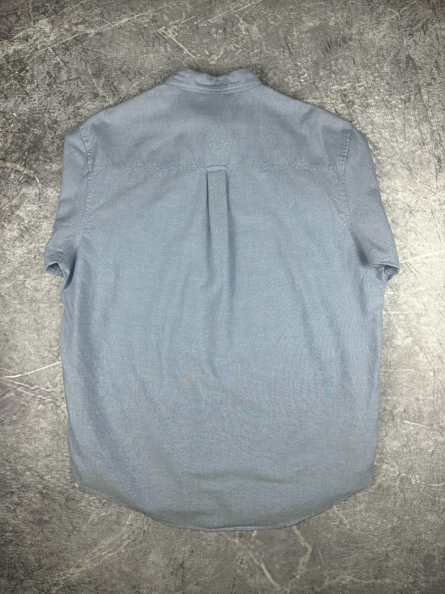 Vintage 90s Chaps Ralph Lauren Embroidered Crest Short Sleeve Button Up Shirt (XL)