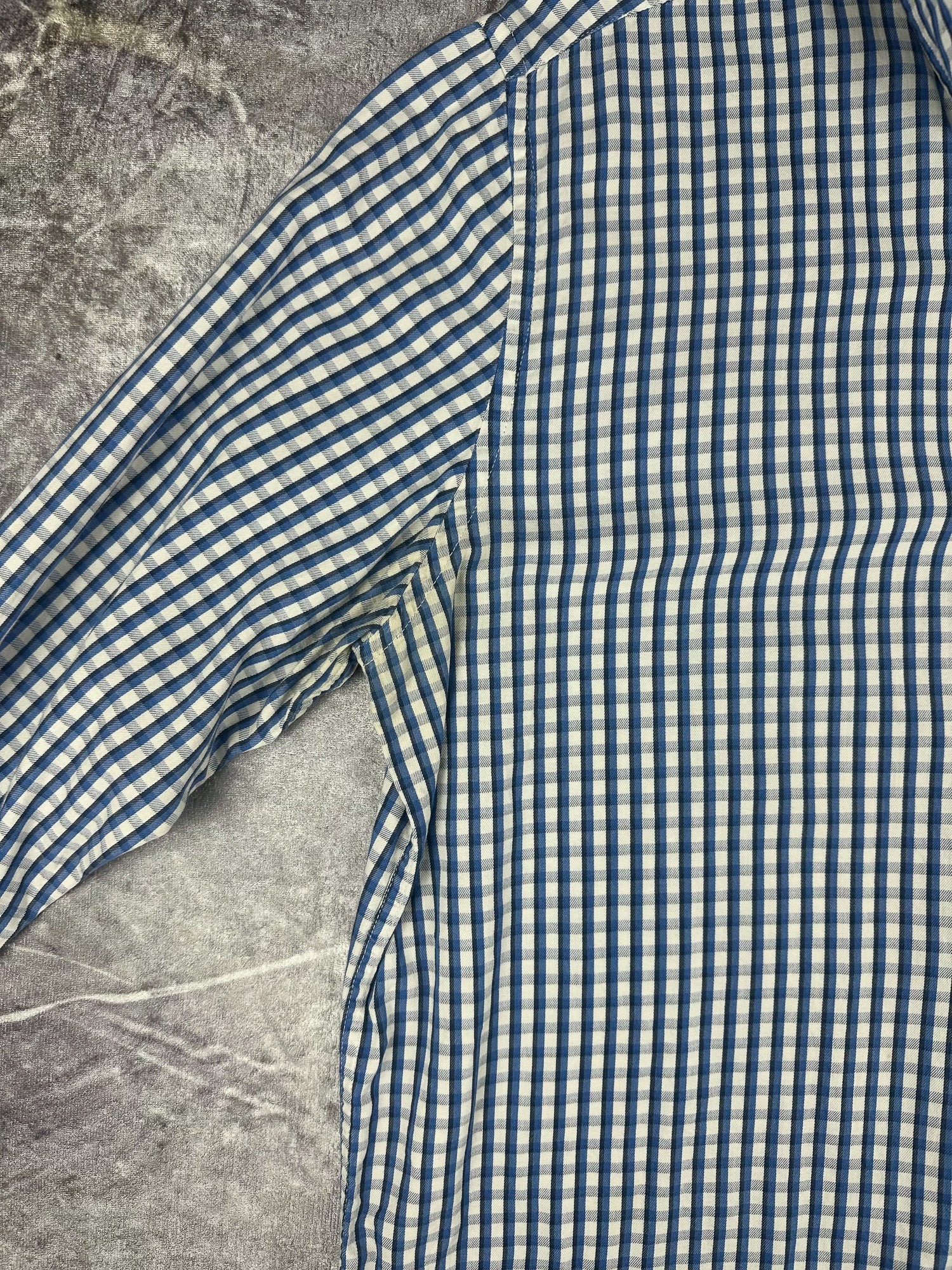 Vintage 00s Chaps Ralph Lauren Embroidered Plaid Long Sleeve Button Up Shirt (XL)