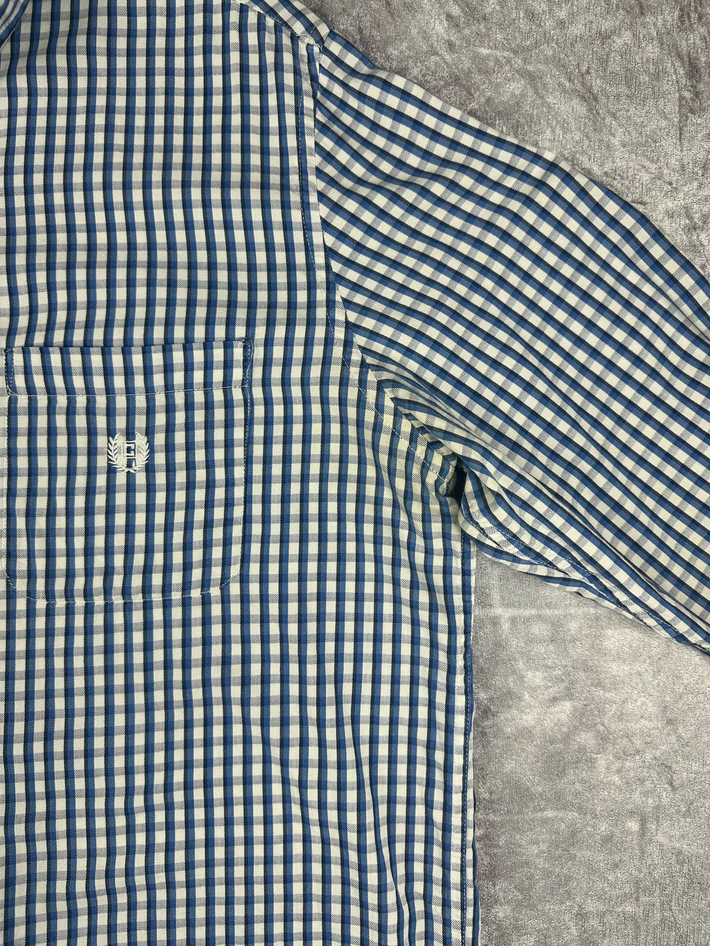 Vintage 00s Chaps Ralph Lauren Embroidered Plaid Long Sleeve Button Up Shirt (XL)