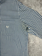 Vintage 00s Chaps Ralph Lauren Embroidered Plaid Long Sleeve Button Up Shirt (XL)