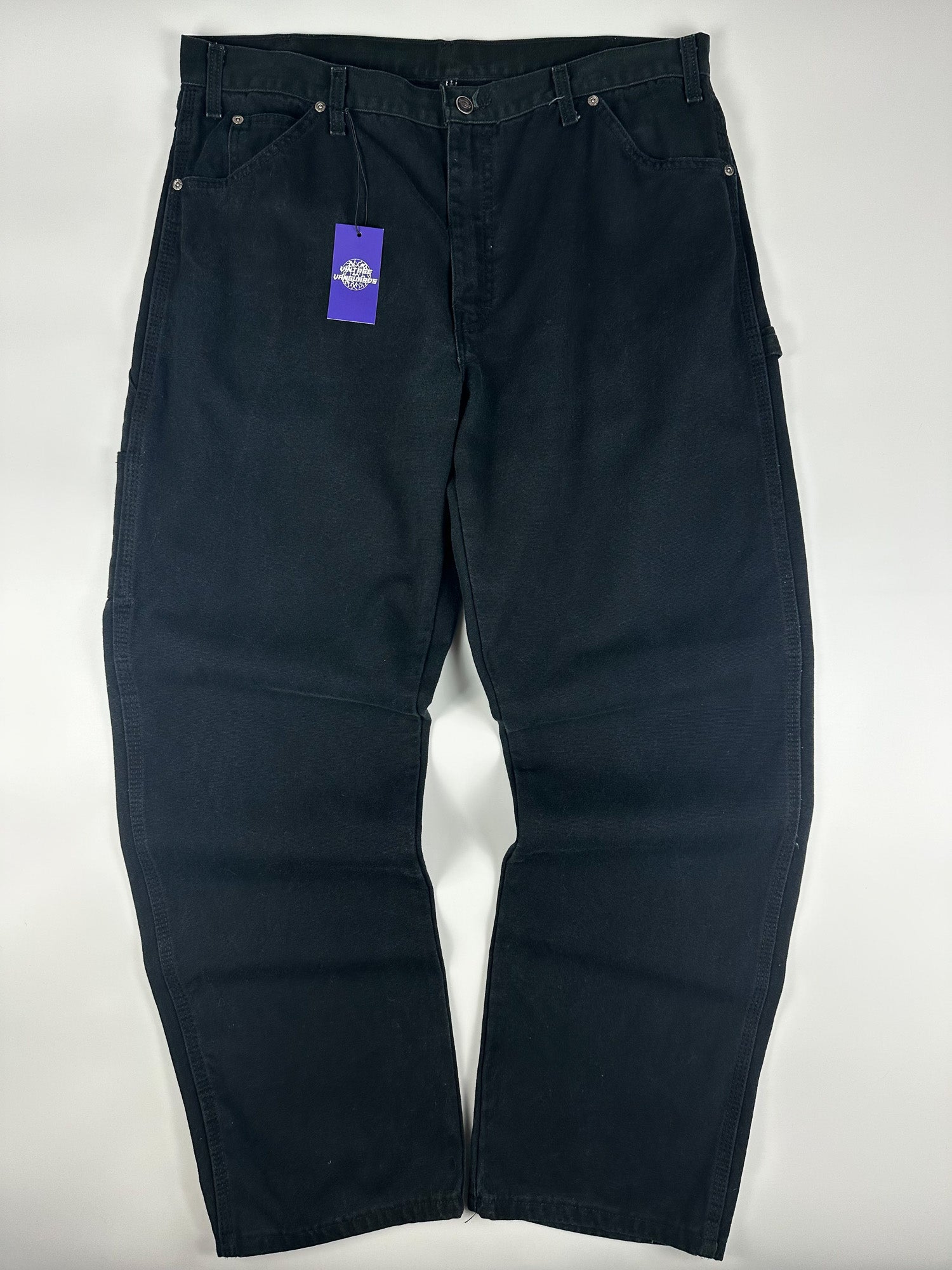Vintage 00s Dickies Made in Mexico Relaxed Fit Canvas Carpenter Pants (38x30)