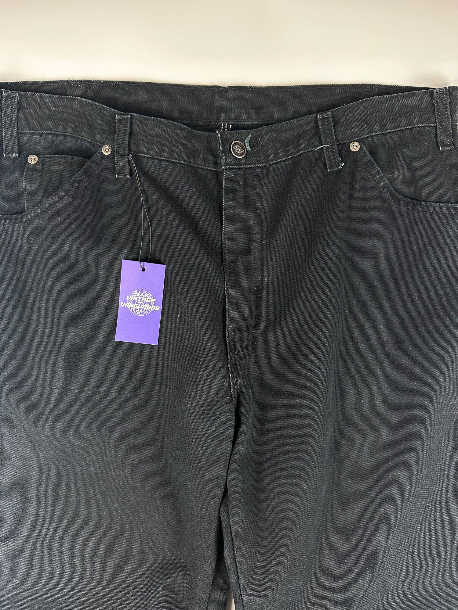 Vintage 00s Dickies Made in Mexico Relaxed Fit Canvas Carpenter Pants (38x30)