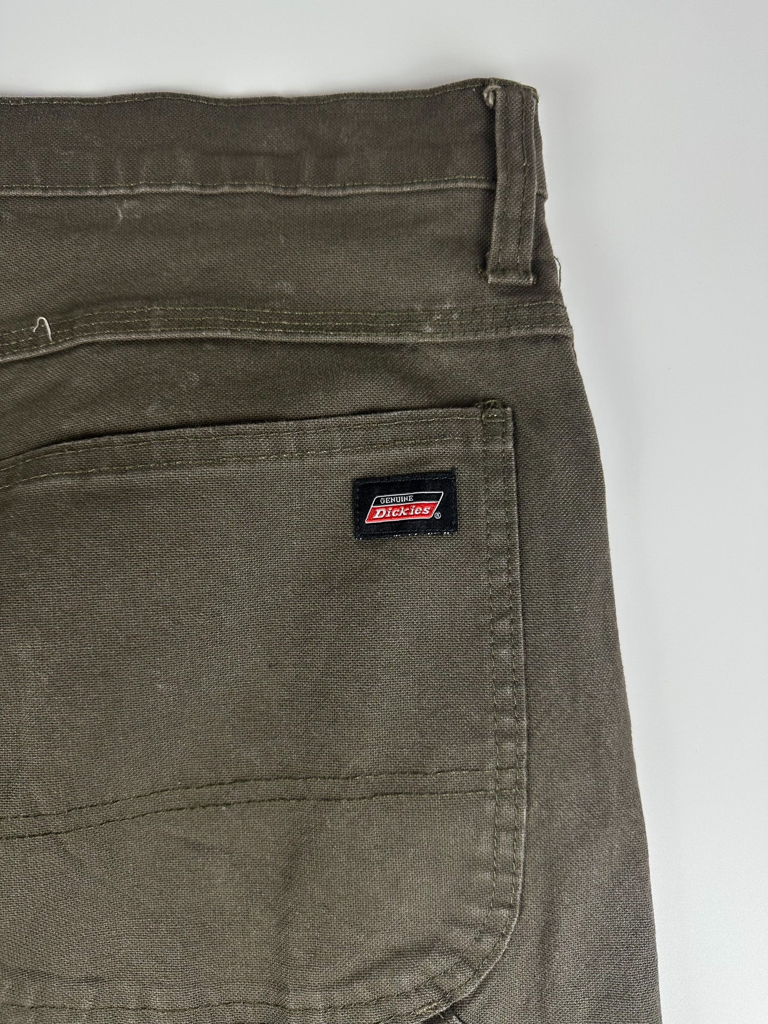 Preloved 2020s Dickies Thomasville Denim Jean Straight Fit Canvas Carpenter Pants (38x30)