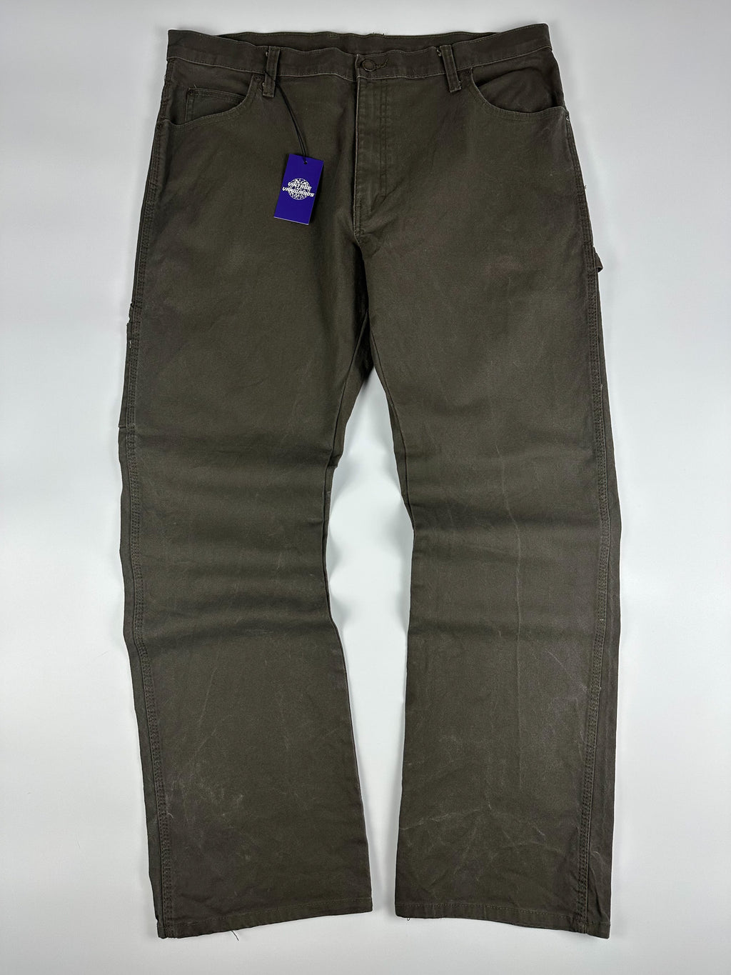 Preloved 2020s Dickies Thomasville Denim Jean Straight Fit Canvas Carpenter Pants (38x30)
