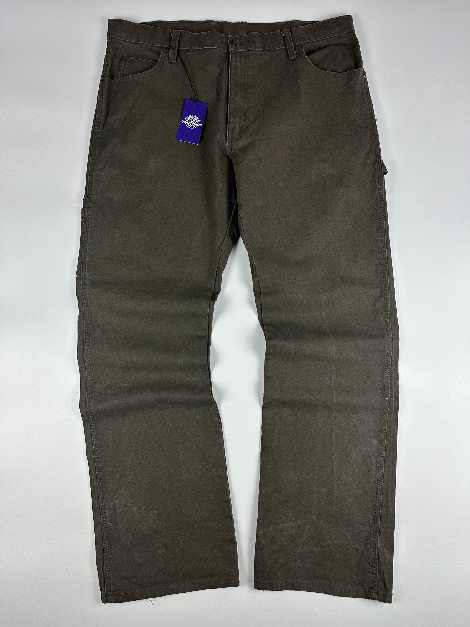 Preloved 2020s Dickies Thomasville Denim Jean Straight Fit Canvas Carpenter Pants (38x30)