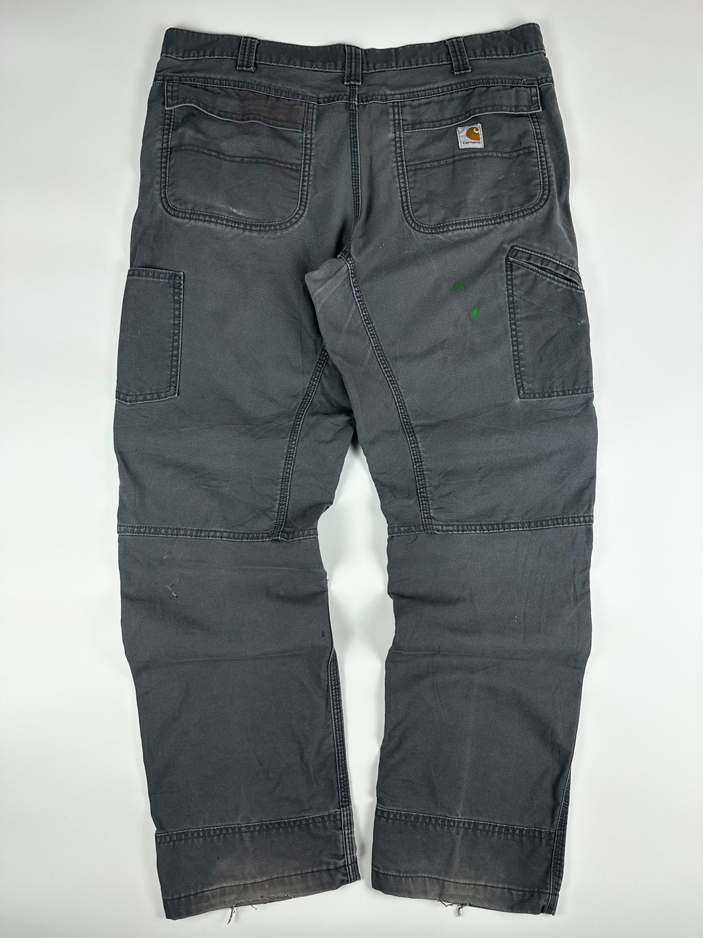 Preloved 2010s Carhartt Rugged Flex Relaxed Fit Canvas Work Pant Dungaree (38x32)