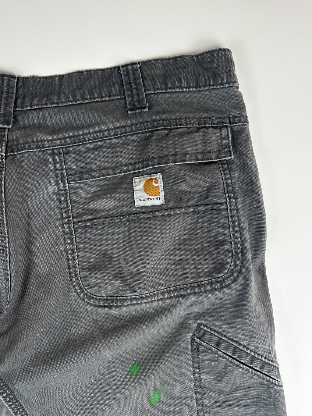Preloved 2010s Carhartt Rugged Flex Relaxed Fit Canvas Work Pant Dungaree (38x32)